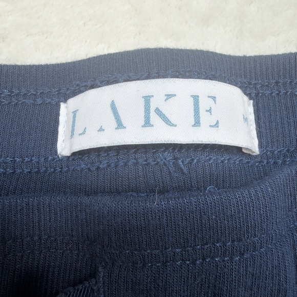 Lake Pajama Set Navy Blue Modal Loungewear Long Sleeve Top Pants Women M - Picture 9 of 15